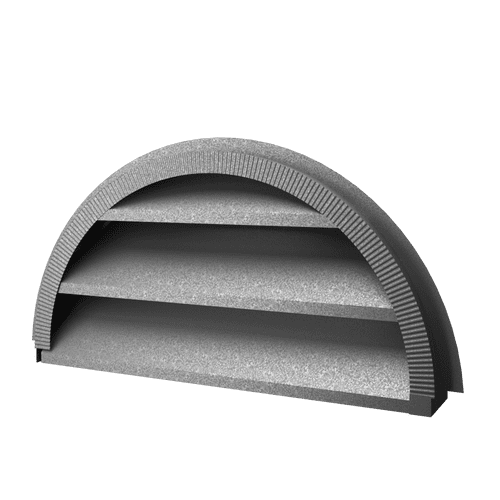 Louvers - Half-Round